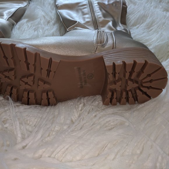 Women's gold Charming Lady boots - Picture 5 of 5